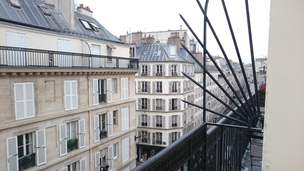 View from the window of 114 rue Amelot